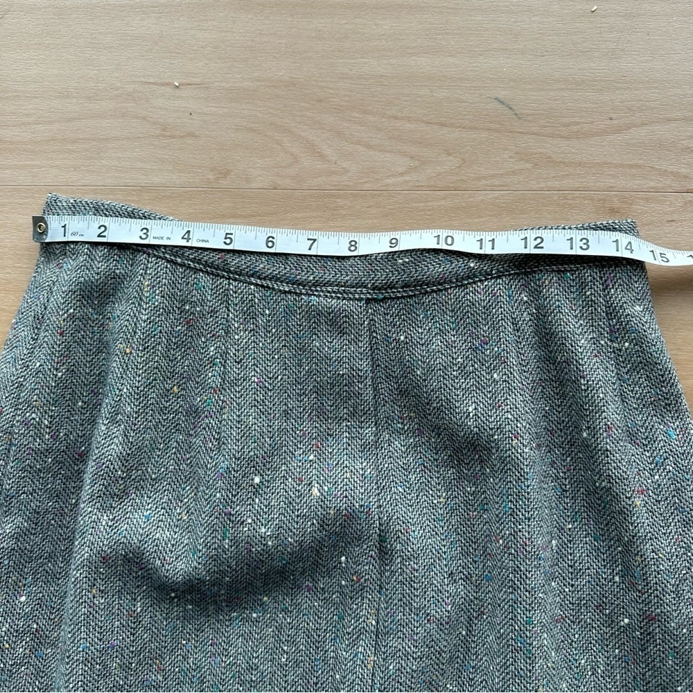 Vintage Pendleton 100% Virgin Wool Pencil Skirt Blazer Suit Set - Picture 13 of 15